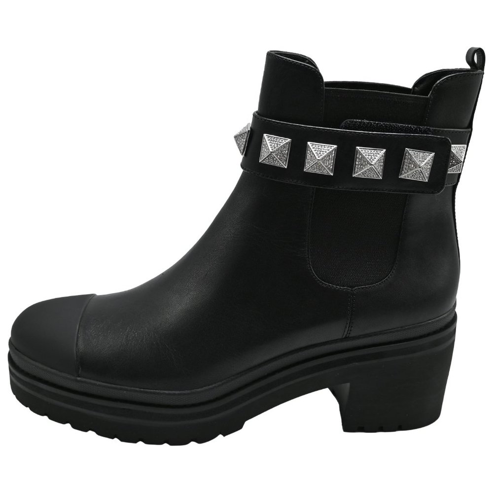 Michael Kors GLENN Studded Leather Boots - Picture 2 of 5